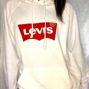 Levi’s original white and red sweatshirt